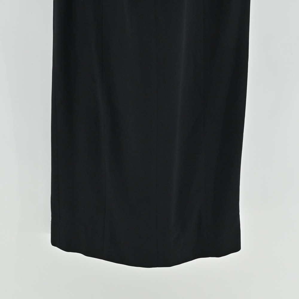 Vtg Morton Myles Dress Size 10‎ Whimsigoth Dark Romantic Gown Formal Maxi Slit - Picture 12 of 13